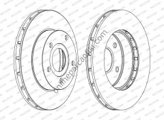 FERODO DDF1169C | FIAT JEEP GRAND CHEROOKE FREN DISKI ÖN