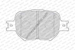 FERODO FDB1528 | JAPON VERSO (E12) 1.8/2.0 D4D FREN BALATASI ÖN