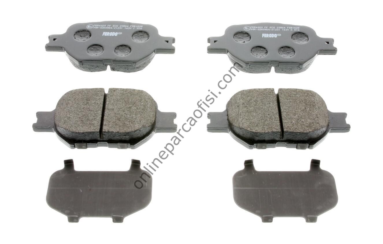FERODO FDB1528 | JAPON VERSO (E12) 1.8/2.0 D4D FREN BALATASI ÖN