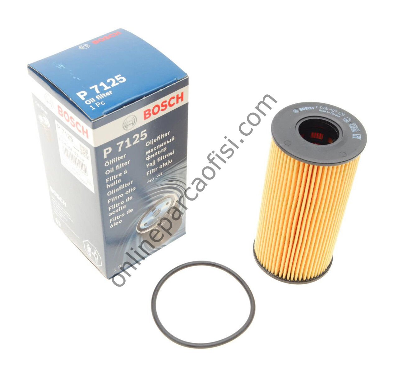 BOSCH BCH F026407125 | RENAULT TRAFIC/MASTER-III/MEGAN III /LAGUNA III/QASHQAI YAG FILTRESI