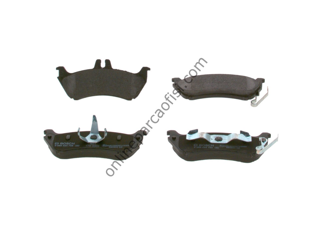 BOSCH 0986424708 | MERCEDES 163 FREN BALATASI ARKA