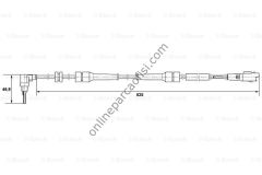 BOSCH BCH 0265007084 | FIAT ULYSSE DEVIR SENSÖRÜ
