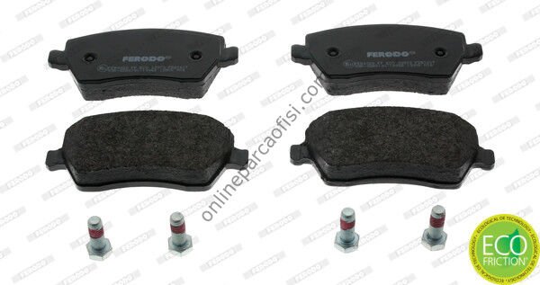 FERODO FDB1617W | RENAULT CLIO III/MODUS/DUSTER/DOKKER/LODGY/NOTE/MICRA/ACCORD VII FREN BALATASI ÖN