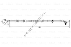 BOSCH 0265007537 | JAPON MICRA (K12) : NOTE (E11) 06-13 HIZ SENSÖRÜ