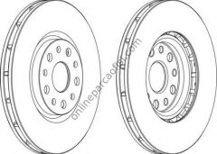 FERODO DDF1449 | FIAT ALFA 159 FREN DISKI ÖN