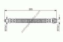 BOSCH 1987476841 | MERCEDES 219-211-220 FREN HORTUMU