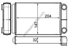 BEHR AH 258 000S | OPEL ASTRA J K CASCADA ZAFIRA C KALORIFER RADYATÖRÜ