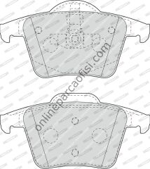 FERODO FDB1632 | VOLVO XC90 I FREN BALATASI ARKA