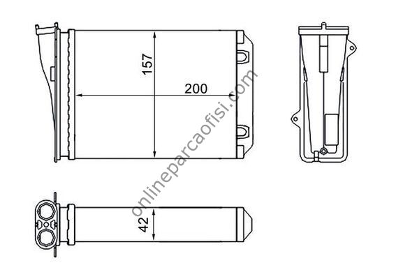 BEHR AH 274 000S | PSA 208 I / 2008 KALORIFER RADYATÖRÜ