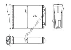 BEHR AH 274 000S | PSA 208 I / 2008 KALORIFER RADYATÖRÜ