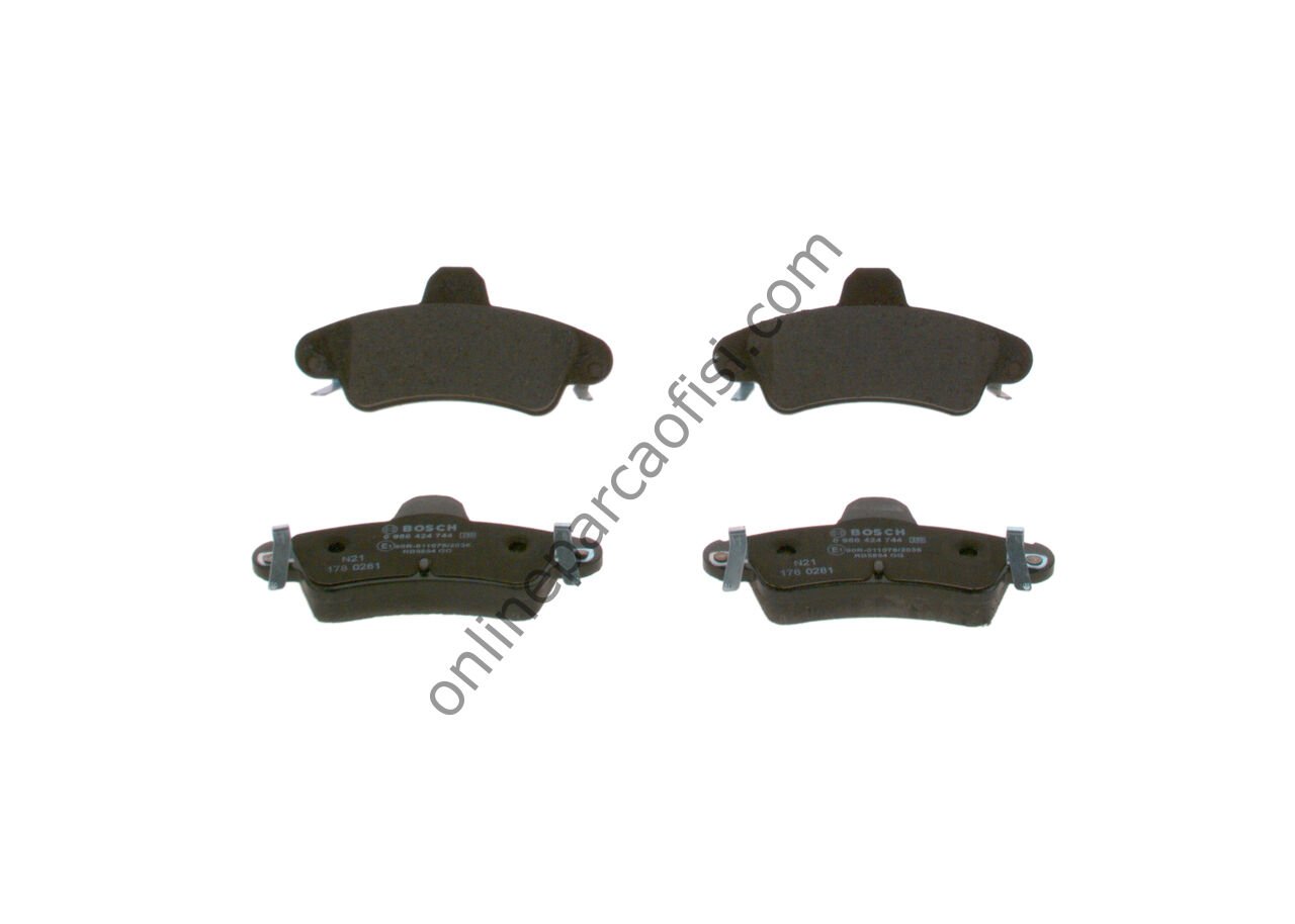 BOSCH 0986424744 | FORD MONDEO FREN BALATASI ARKA