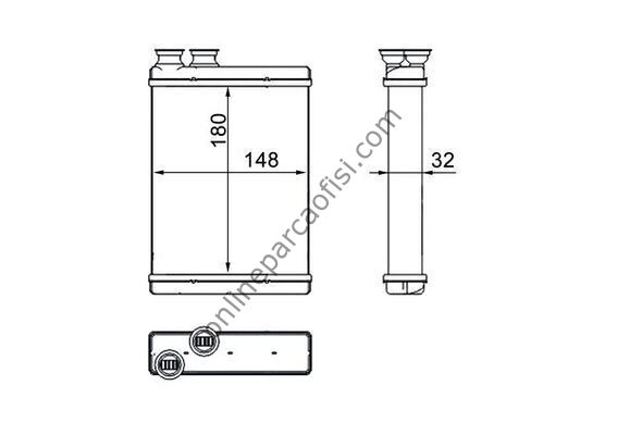 BEHR AH 265 000S | VW POLO-IBIZA-FABIA-A1 KALORIFER RADYATÖRÜ