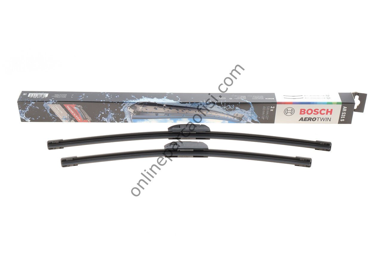 BOSCH 3397118901 | UNI TÜM MODELLER/ACCENT/ACCENT MIL/ACCENT ADM/ACCENT ERA/H100/ELANTRA/SONATA/JOICE/PREGIO/RIO SILECEK SÜPÜRGESI ÖN TAKIM