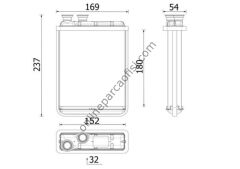 BEHR AH 299 000P | PSA 208 / 2008 II KALORIFER RADYATÖRÜ