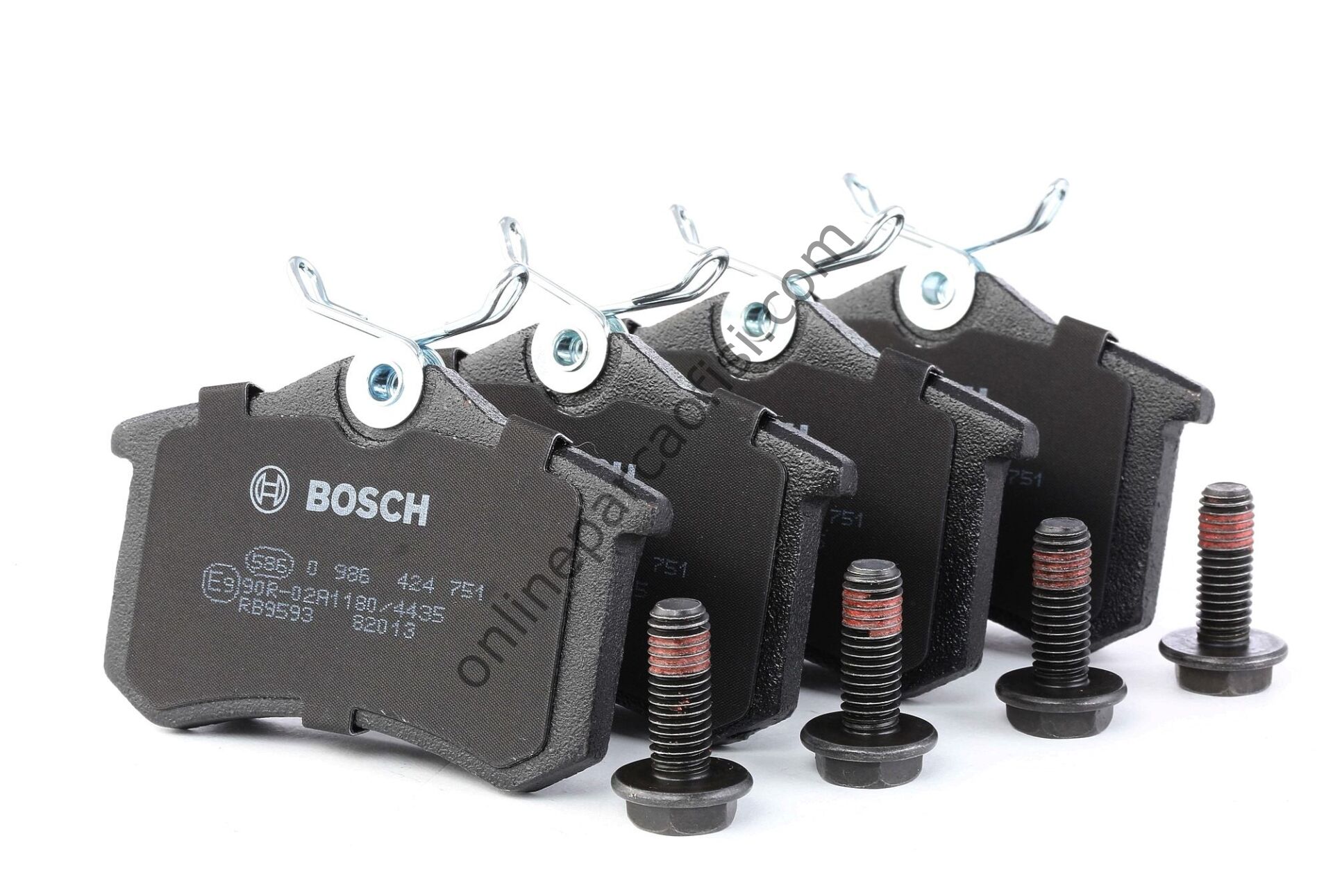 BOSCH 0986424751 | PSA 207/308/C4 FREN BALATASI ARKA