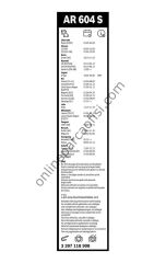 BOSCH 3397118908 | KORE TÜM MODELLER/I30/SANTAFE/CEED/SORENTO/SPORTAGE/MAGENTIS SILECEK SÜPÜRGESI ÖN TAKIM