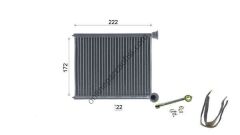 BEHR AH 43 000S | PSA PARTNER/BERLINGO/306 KALORIFER RADYATÖRÜ