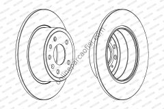 FERODO DDF811 | OPEL VECTRA B FREN DISKI ARKA