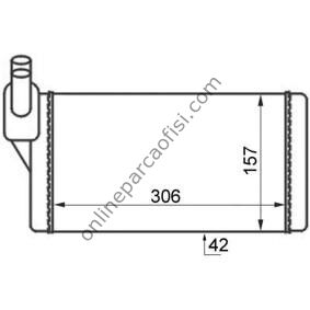 BEHR AH 47 000S | VW T4 KALORIFER RADYATÖRÜ