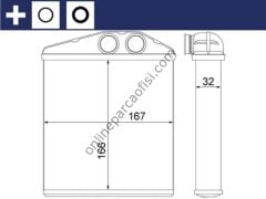 BEHR AH 6 000S | OPEL CORSA C COMBO KALORIFER RADYATÖRÜ