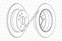 FERODO DDF861C | MERCEDES W638 FREN DISKI ARKA