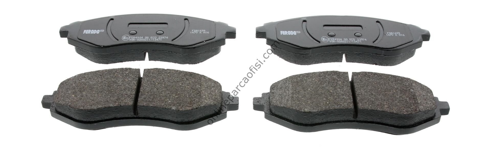 FERODO FDB1699 | OPEL KALOS AVEO FREN BALATASI ÖN