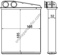 BEHR AH 8 000S | MERCEDES 169-245 KALORIFER RADYATÖRÜ