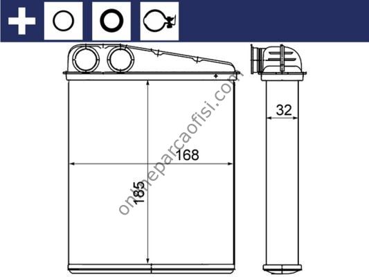 BEHR AH 8 000S | MERCEDES 169-245 KALORIFER RADYATÖRÜ