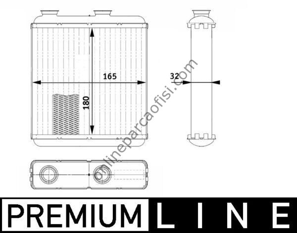BEHR AH 81 000P | OPEL MERIVA A KALORIFER RADYATÖRÜ