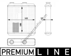 BEHR AH 81 000P | OPEL MERIVA A KALORIFER RADYATÖRÜ