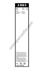 BOSCH 3397118958 | VW ALTEA SILECEK SÜPÜRGESI ÖN TAKIM