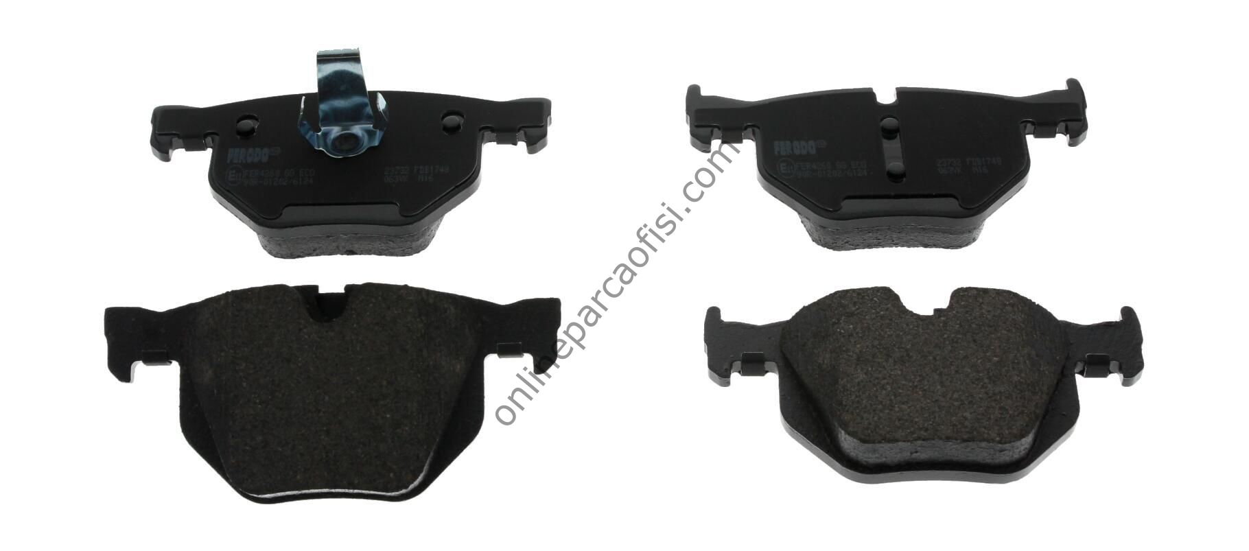 FERODO FDB1748 | BMW E60-E61-E63-E64 FREN BALATASI ARKA