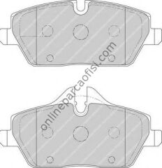 FERODO FDB1747 | BMW E81-E82-E87-E88-2F45-MINI R55-R56-R57-R58-R59-F54-F55-F56-F57 FREN BALATASI ÖN