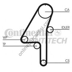 CONTITECH CT 1010 | VOLVO S40/S60 TRIGER KAYISI
