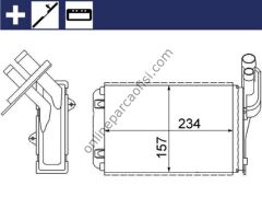 BEHR AH 99 000S | RENAULT R19/CLIO/KANGO/MEGAN I KALORIFER RADYATÖRÜ