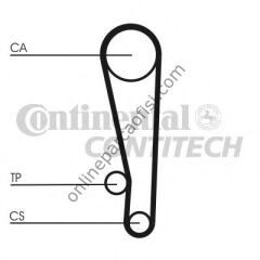 CONTITECH CT 1013 | KORE ATOZ/GETZ/I10/PICANTO TRIGER KAYISI