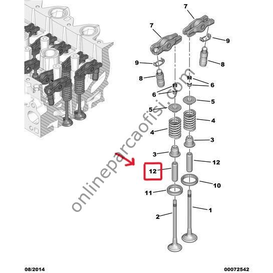 PSA 0220.A6 | PEUGEOT SUBAP GAYDI