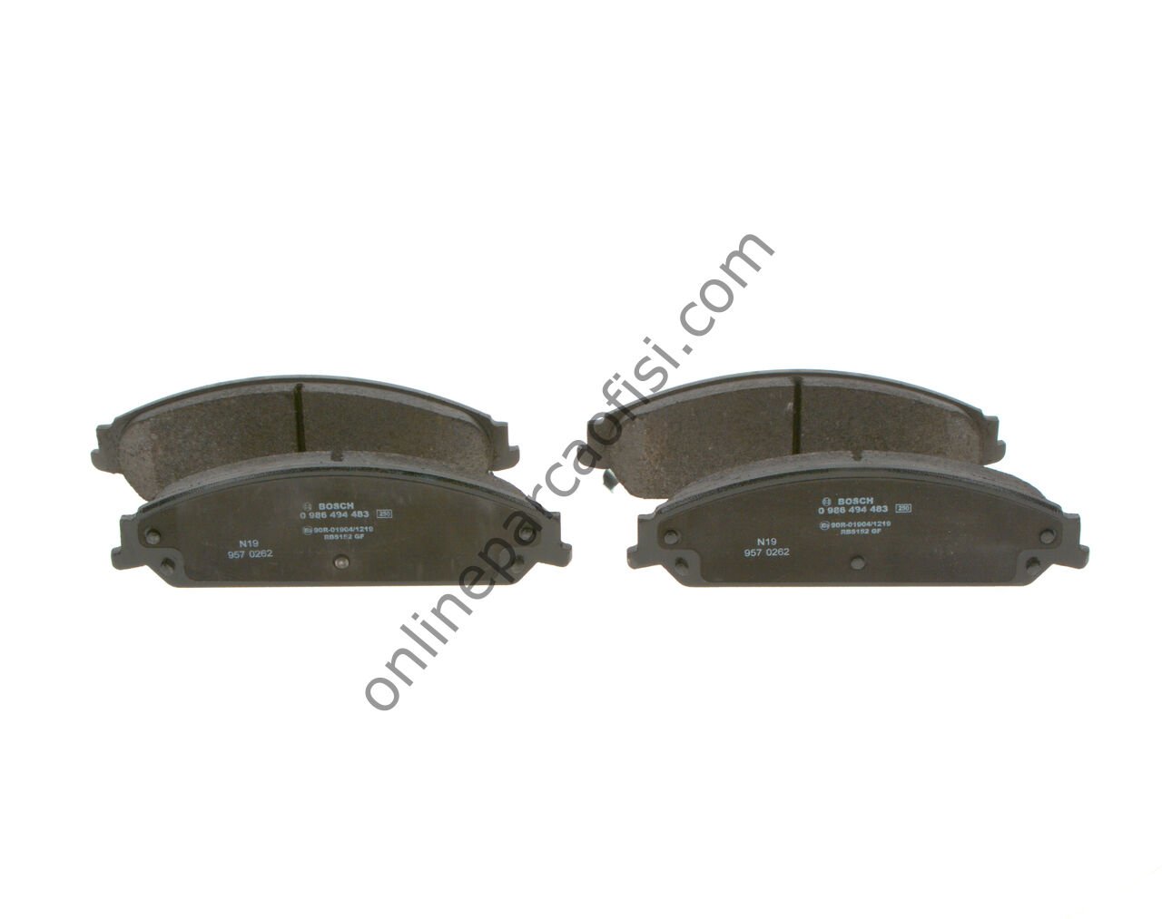 BOSCH 0986494483 | FIAT CHRYSLER 300 C-LANCIA THEMA FREN BALATASI ÖN