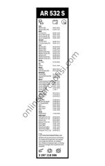 BOSCH 3397118986 | KORE TÜM MODELLER SILECEK SÜPÜRGESI ÖN TAKIM