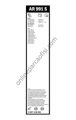 BOSCH 3397118991 | RENAULT SILECEK SÜPÜRGESI ÖN TAKIM